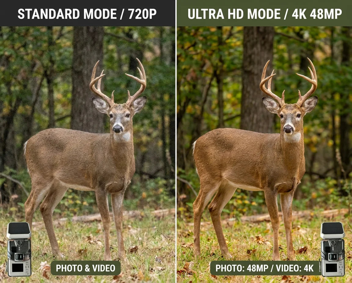 SUNTEKCAM HC-930MAX 4G LTE Trail Camera – 48MP 4K Solar Powered, 940nm No-Glow Night Vision