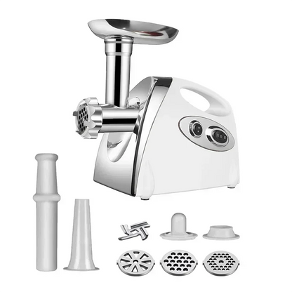 2800W Heavy-Duty Electric Meat Grinder &amp; Sausage Stuffer – Stainless Steel | 80kg/hr Capacity