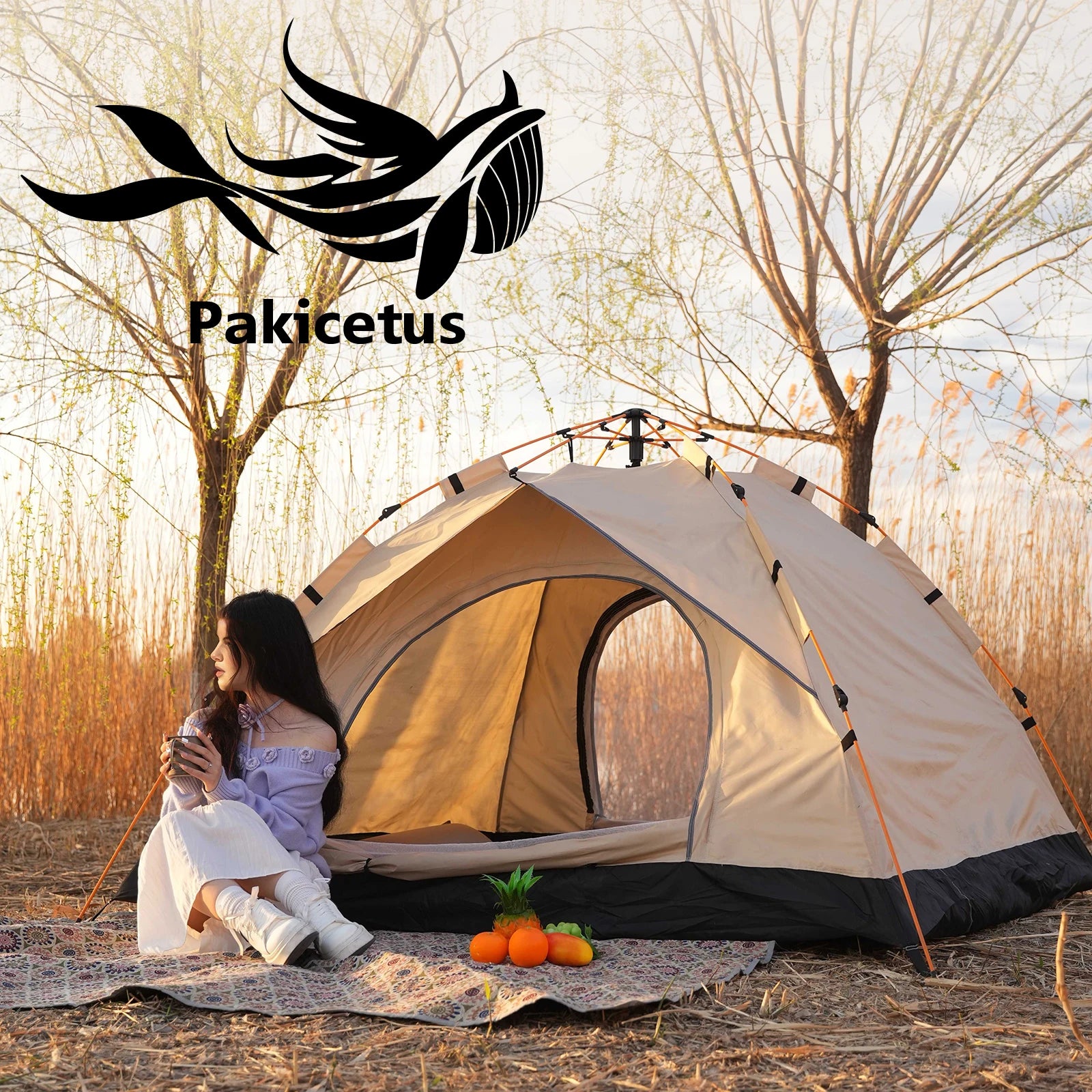 Five-pocket Pants Camping Windproof Tents, Easy To Set Up, lightweight Camping Tent,Carpa,Suitable For Family Travel, Outdoor Camping