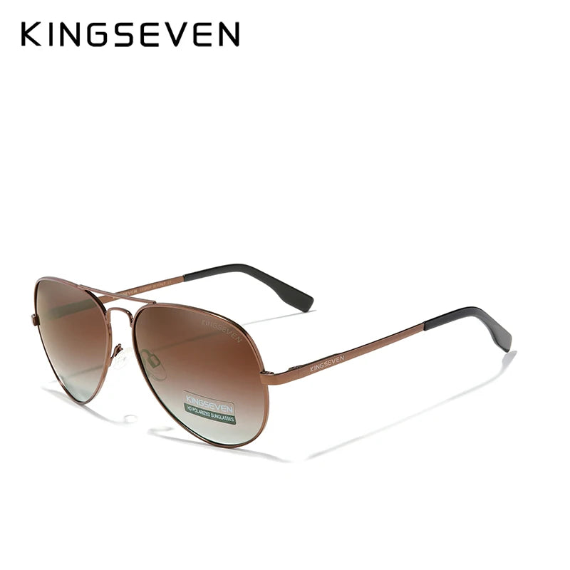 KINGSEVEN Photochromic Polarized Pilot Sunglasses – Men&