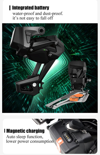 Twitter Full Carbon Road Bike Wireless Electronic Shifting WheelTop EDS TX 2X12 Speed Hydraulic Disc Brake Adult Men&