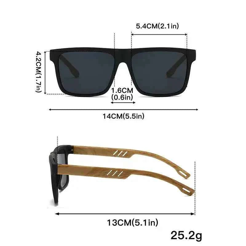 Ravenisa Fashion Vintage Square Frame Sunglasses Men Women Fishing Driving Man Luxury Brand Designer Sun Glasses UV400 Eyewear