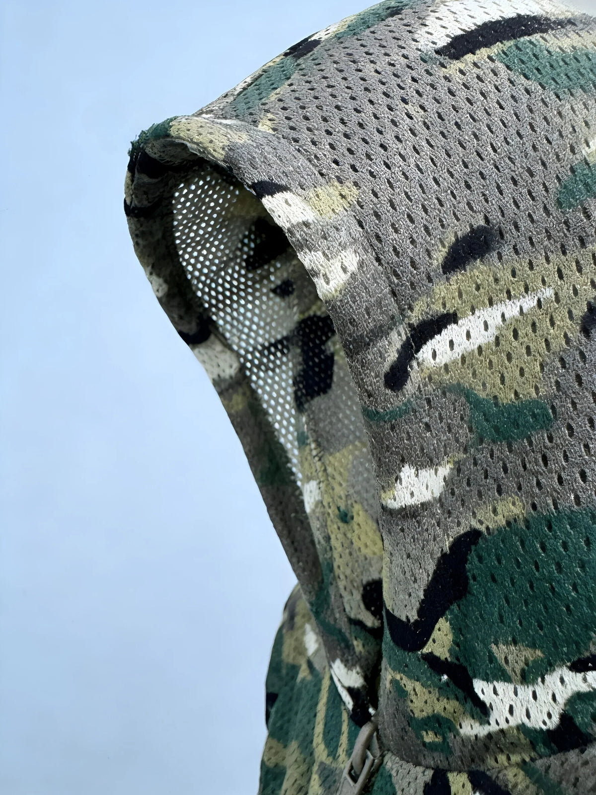 AUKUPKEE Tactical Mesh Mosquito-Proof Suit – Unisex Camo Hoodie &amp; Pants Set