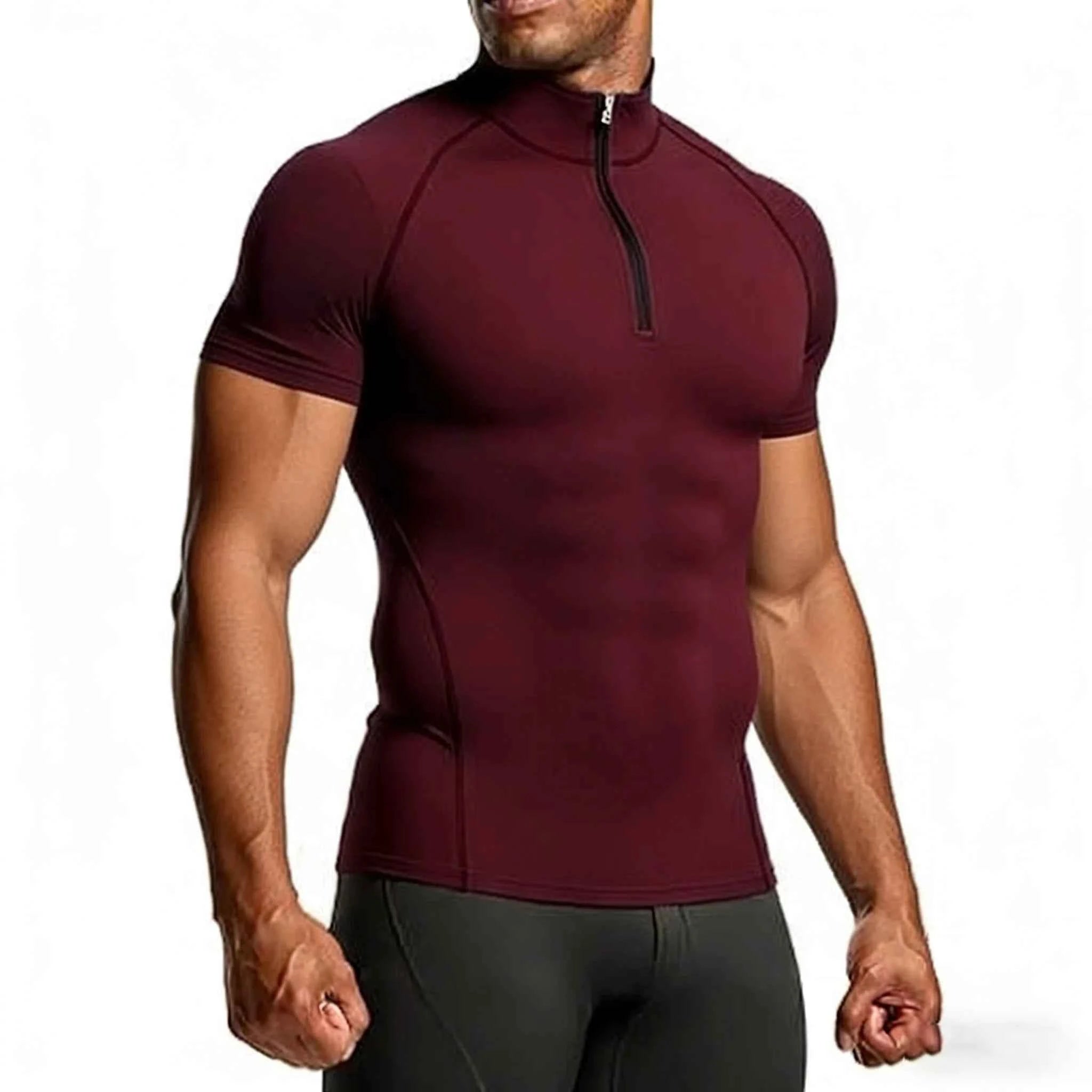 Compression T-shirt Men Summer Sportswear Homme Tops Tee Training Sport Clothing Gym Fitness Jersey Tights Running T Shirt Men