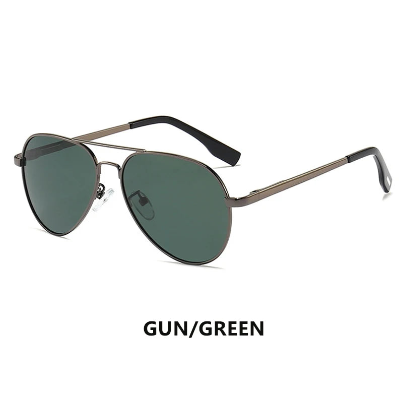 Aviation Pilot Polarized Sunglasses UV400 – Alloy Frame, Anti-Glare, Unisex