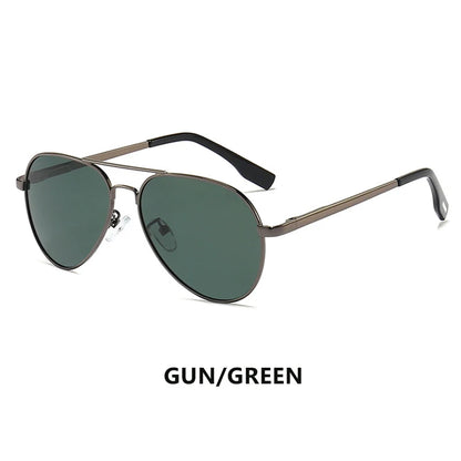 Aviation Pilot Polarized Sunglasses UV400 – Alloy Frame, Anti-Glare, Unisex