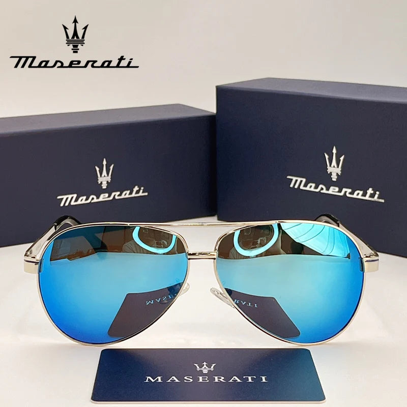 Polarized Pilot Sunglasses | UV400 Mirror Lens | Alloy Frame