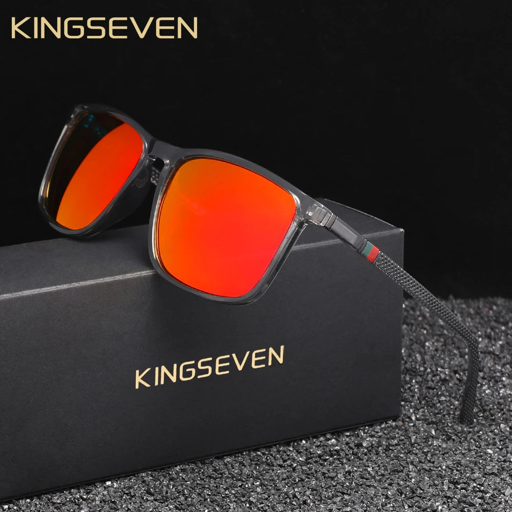 KINGSEVEN 7365 Polarized Sunglasses – TR-90, UV400, Rectangle, Unisex