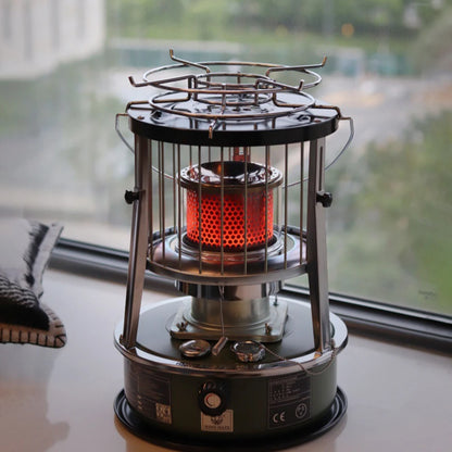 Liftable Kerosene Camping Stove – Windproof Portable Heating Stove for Outdoor &amp; Home Use