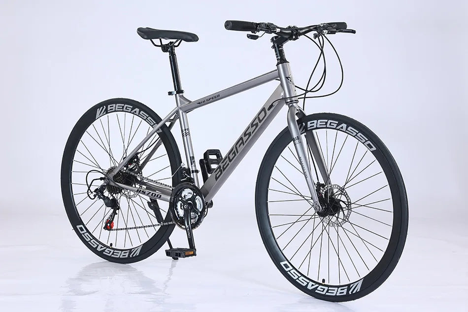 Cross-border wholesale 700C geared unisex road bike for urban outdoor commuting, adult student