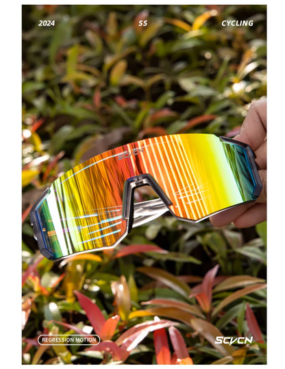 SCVCN Y2K Cycling Sunglasses – UV400 Polycarbonate Road Bike Glasses for Men &amp; Women | Street, Driving, Hiking, Golf