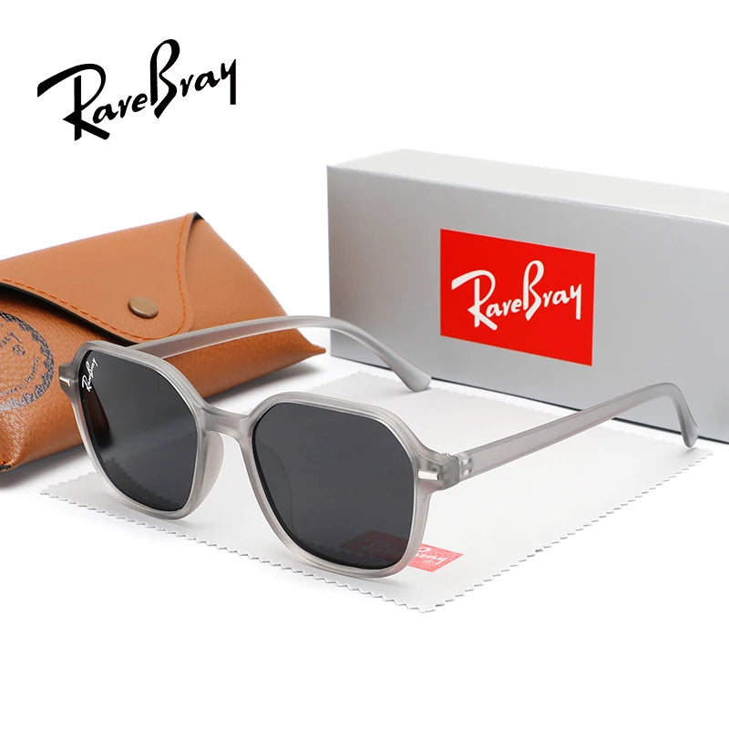 Retro Goggle Sunglasses – Unisex Polarized UV400 Classic Style for Driving &amp; Street Wear