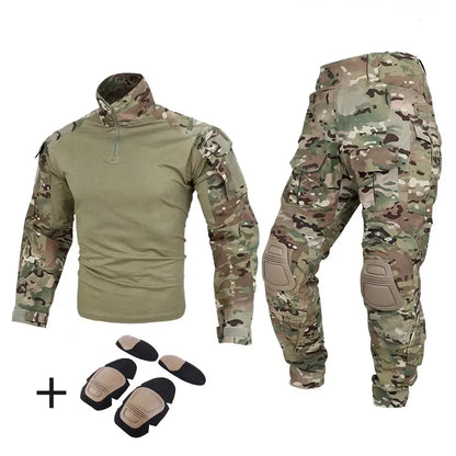 G3 Combat Uniform Tactical Sets Combat Shirt Cargo Pantsuit Training Hiking Hunting Clothes Wear-resisting Suit