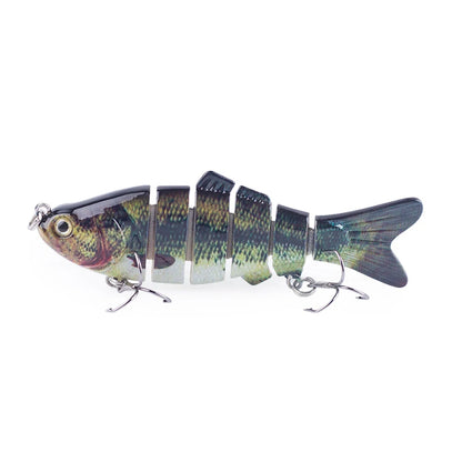Multi-Jointed Swimbait Crankbait Lure – 10cm 16.5g, Sinking, 6-Segment Hard Bait for Pike, Bass &amp; Trout
