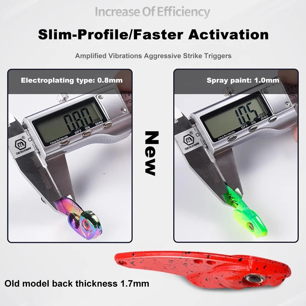 1PCS 3.5g/5g/7g/10g/15g VIB Fishing Lure Rattlesnake Iron Jig – Ultimate Long-Cast Hard Lure for Predatory Fish
