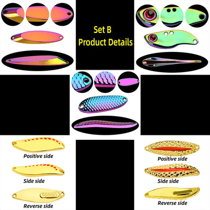 5pcs Metal VIB Wobbler Fishing Lure Set – 3g/10g/15g Sinking Hard Bait for Sea &amp; Freshwater Fishing