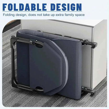 Portable Adjustable Folding Lounge Chair – Space-Saving Design with Side Pocket for Bedroom, Office, and Outdoor Camping