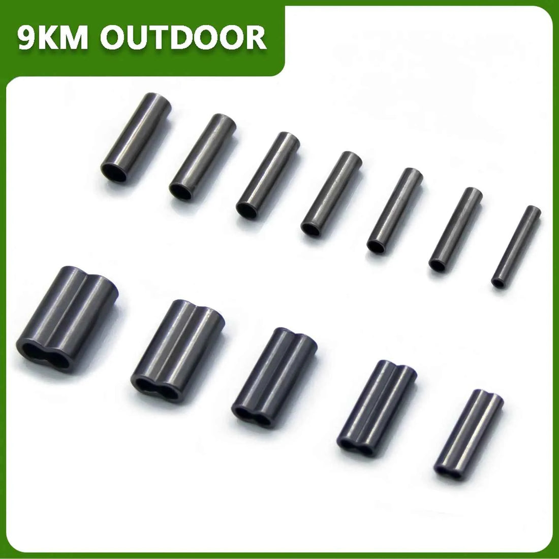 Brass Crimping Sleeves – Single &amp; Double Barrel Fishing Wire Tube Connector