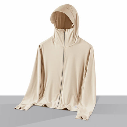  Summer Thin Couple Sports Leisure Sunscreen Clothing Comfortable High Quality Ice Silk Breathable Outdoor UV Protection Coat