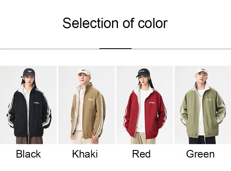 Ippolich Reversible Double-Sided Windbreaker Jacket – Waterproof Windproof Unisex Outdoor Coat for Camping &amp; Hiking (M–4XL)