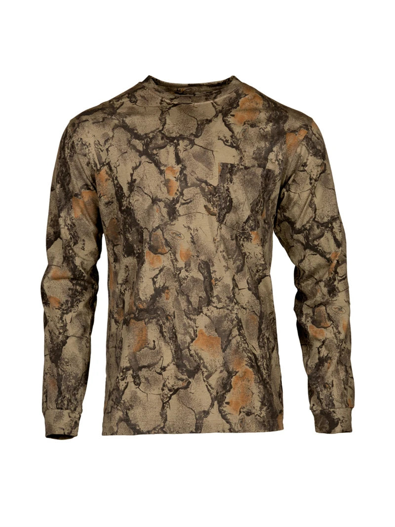 Camo &amp; Wildlife Graphic Long-Sleeve T-Shirt – Unisex Oversized Pullover Tee