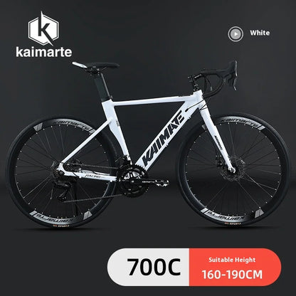 Aluminum Alloy Bent Handlebar Hidden Cable Road Bike Bicycle for Students and Teenagers