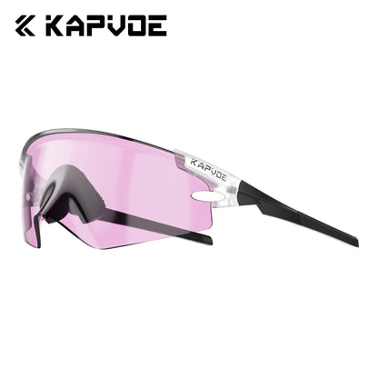 Kapvoe Man Cycling Glasses Sports Sunglasses Road Bike Mountain Bicycle Cycle Glasses Riding Goggle Sports Eyewear for Women 2026