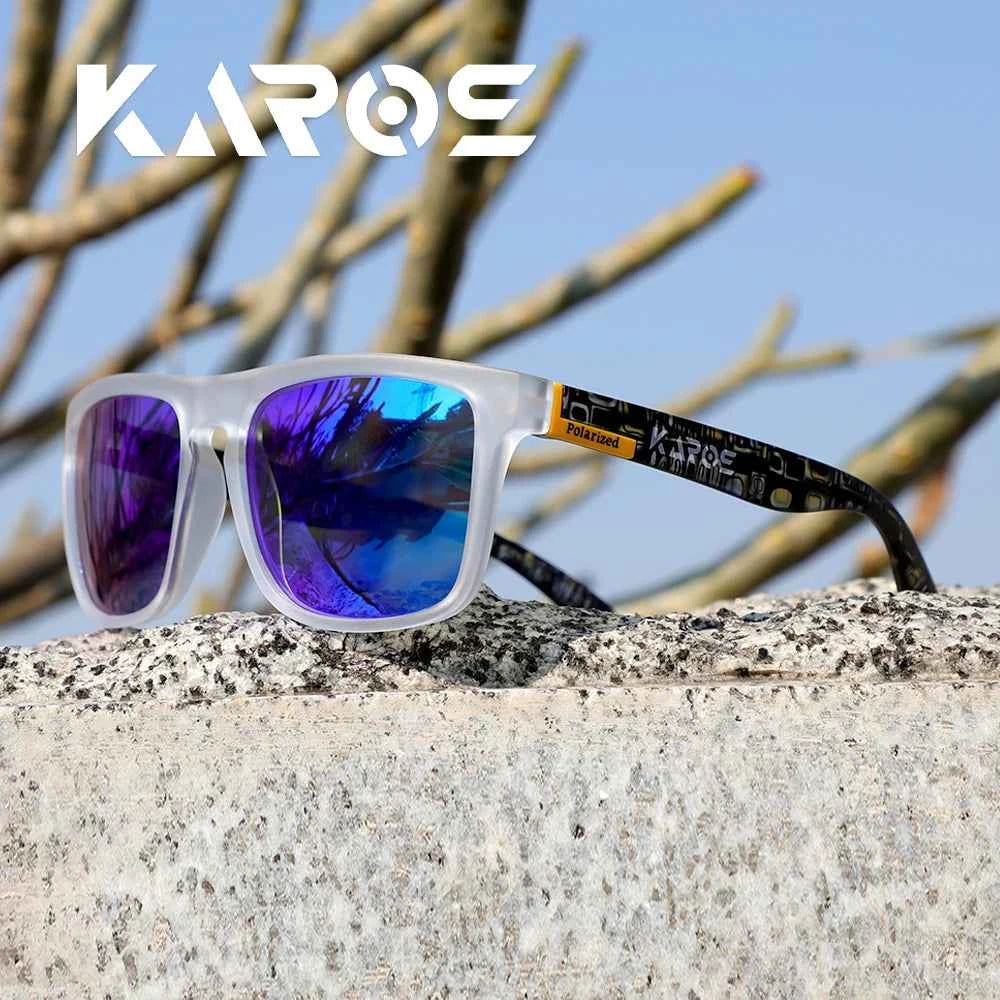 KAROS YZ2024 Polarized Square Sunglasses – UV400 Unisex, Outdoor Sport