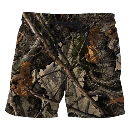 3d Camouflage Tree Leaves Printed Men&