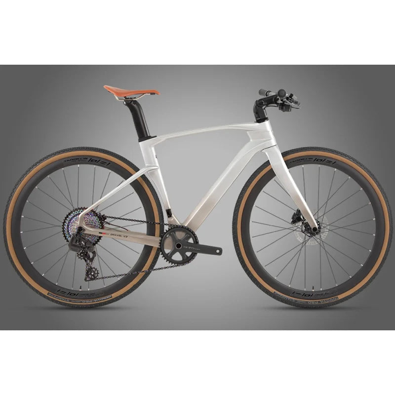 TWITTER Hot Selling V3 Gravel Bike 700X40C Carbon Fiber Road Bicycle RS-24 Speed Touring Bikes With Flat Handle For Men Women