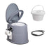 Portable Camping Toilet with Detachable 5L Inner Bucket – 300lb Capacity Porta Potty for Outdoor & Travel
