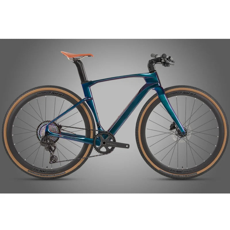 TWITTER Hot Selling V3 Gravel Bike 700X40C Carbon Fiber Road Bicycle RS-24 Speed Touring Bikes With Flat Handle For Men Women