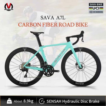 SAVA A7L 26 new Low-Priced Carbon Fiber Road Bike with SENSAH 7120 Kit Road Bike Lightweight 8.9kg Road Bike Race Bike