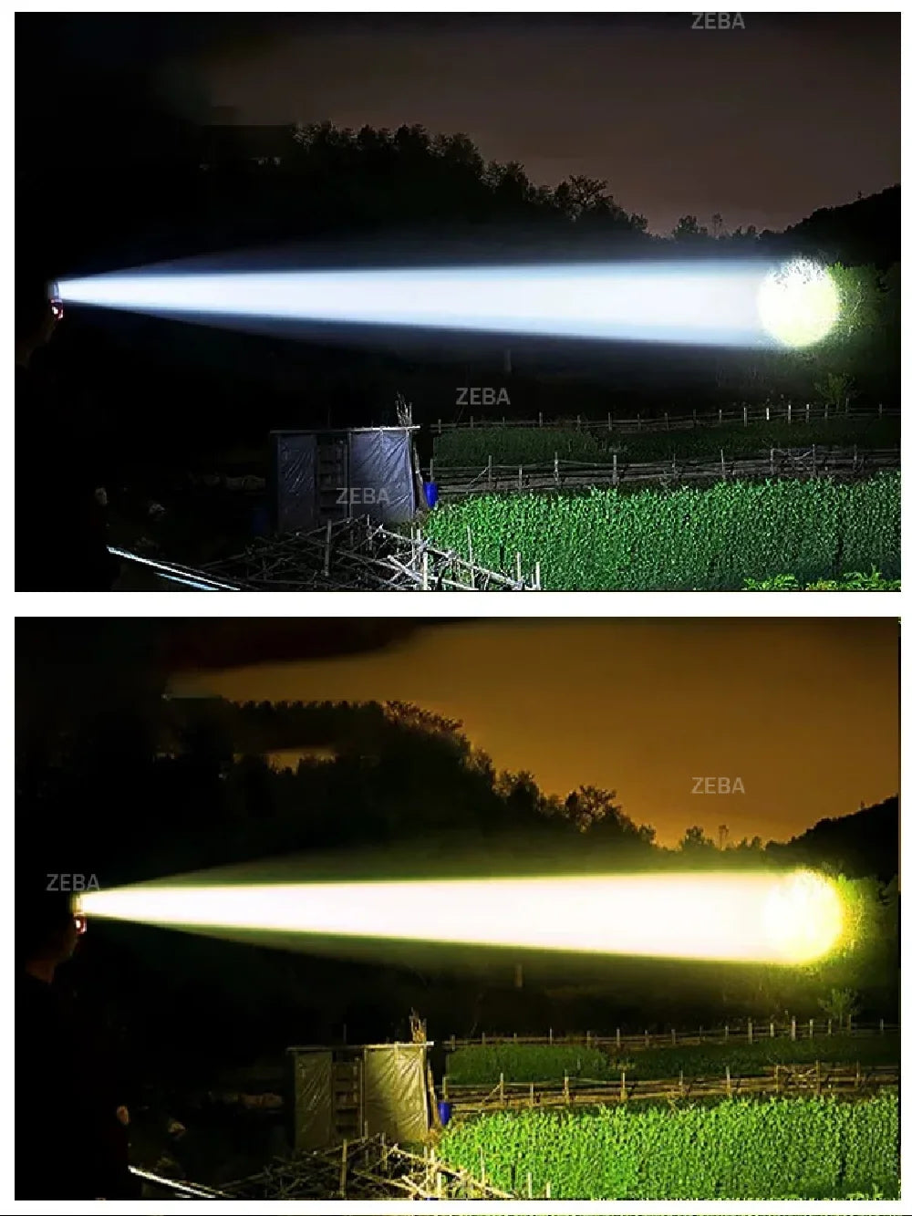 Super Bright Headlamp Dual Laser Motion Sensor Headlight 18650 USB Rechargeable Torch Yellow Light for Fog Night Running Fishing