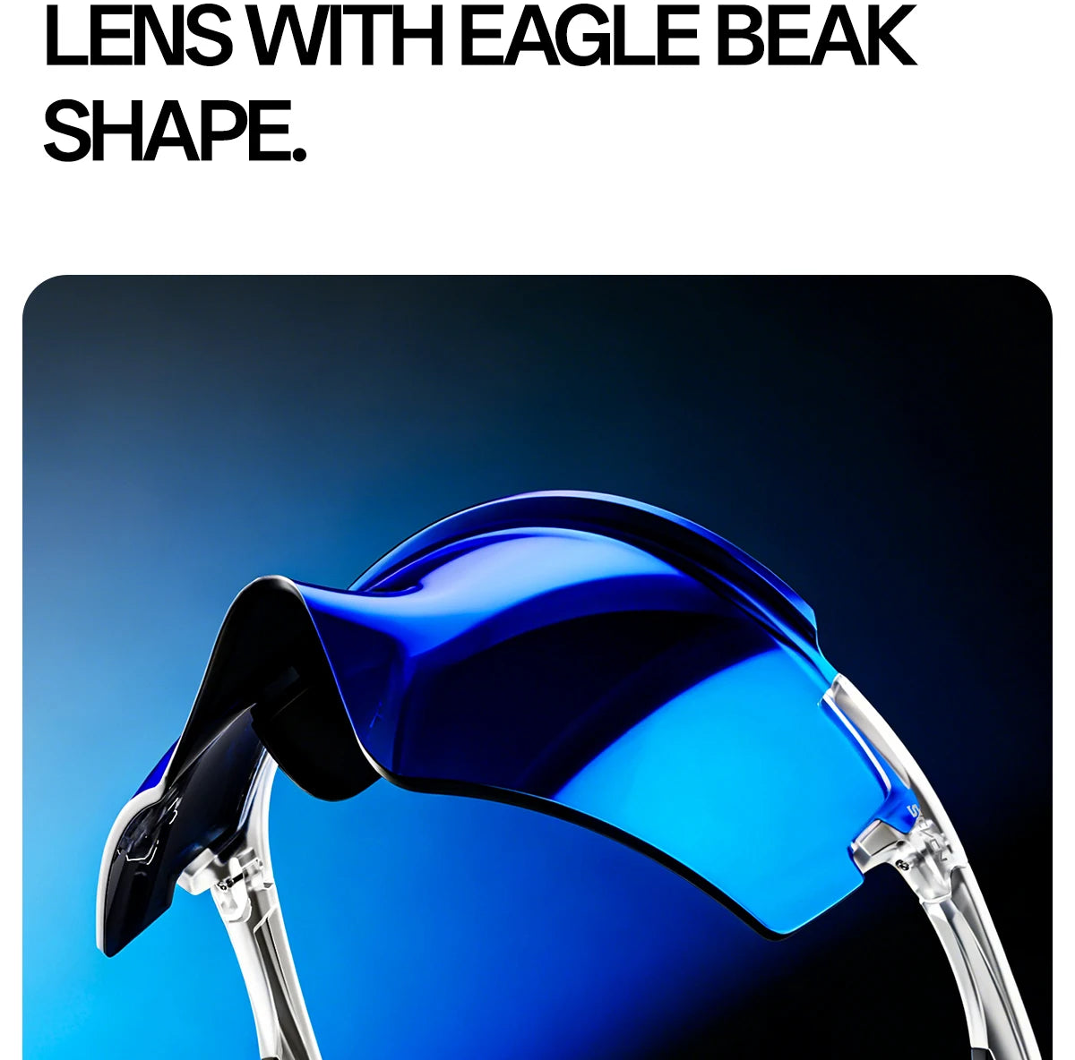 SCVCN Cycling Sunglasses – UV400 Waterproof Photochromic TR-90 Frame 146mm Wide Lens for MTB, Running &amp; Outdoor Sport