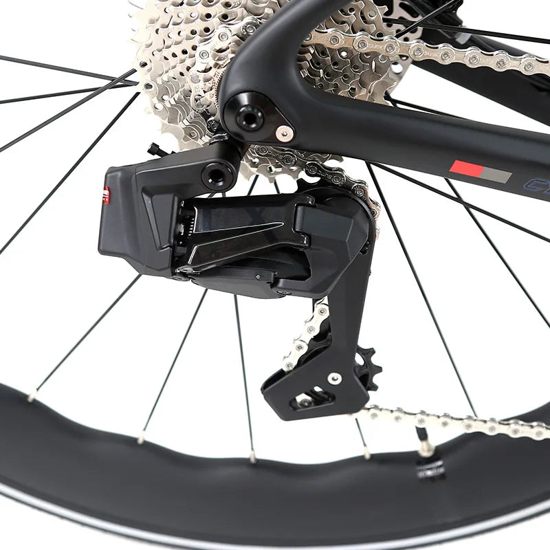 Twitter Full Carbon Road Bike Wireless Electronic Shifting WheelTop EDS TX 2X12 Speed Hydraulic Disc Brake Adult Men&