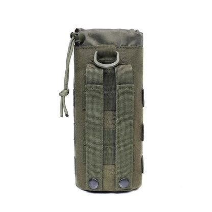 Tactical Water Bottle Carrier – Nylon Molle-Compatible Pouch for Camping, Hiking &amp; Hunting