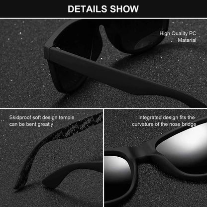 BARCUR Sports Polarized Sunglasses – UV400 Oval PC Frame for Men &amp; Women