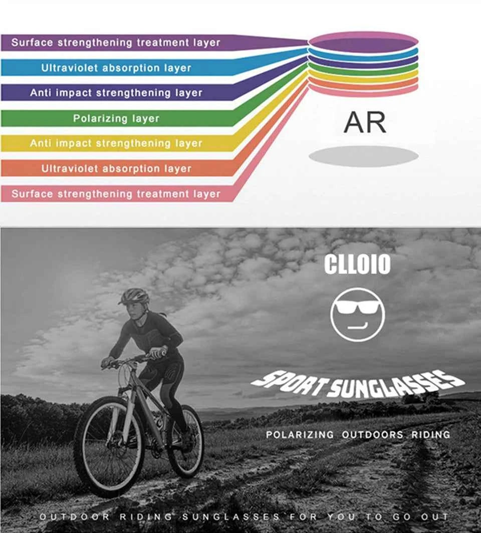 CLLOIO Classic Photochromic Sunglasses Men Women Polarized Driving Shades Sun Glasses Travel Anti-glare Chameleon Glasses
