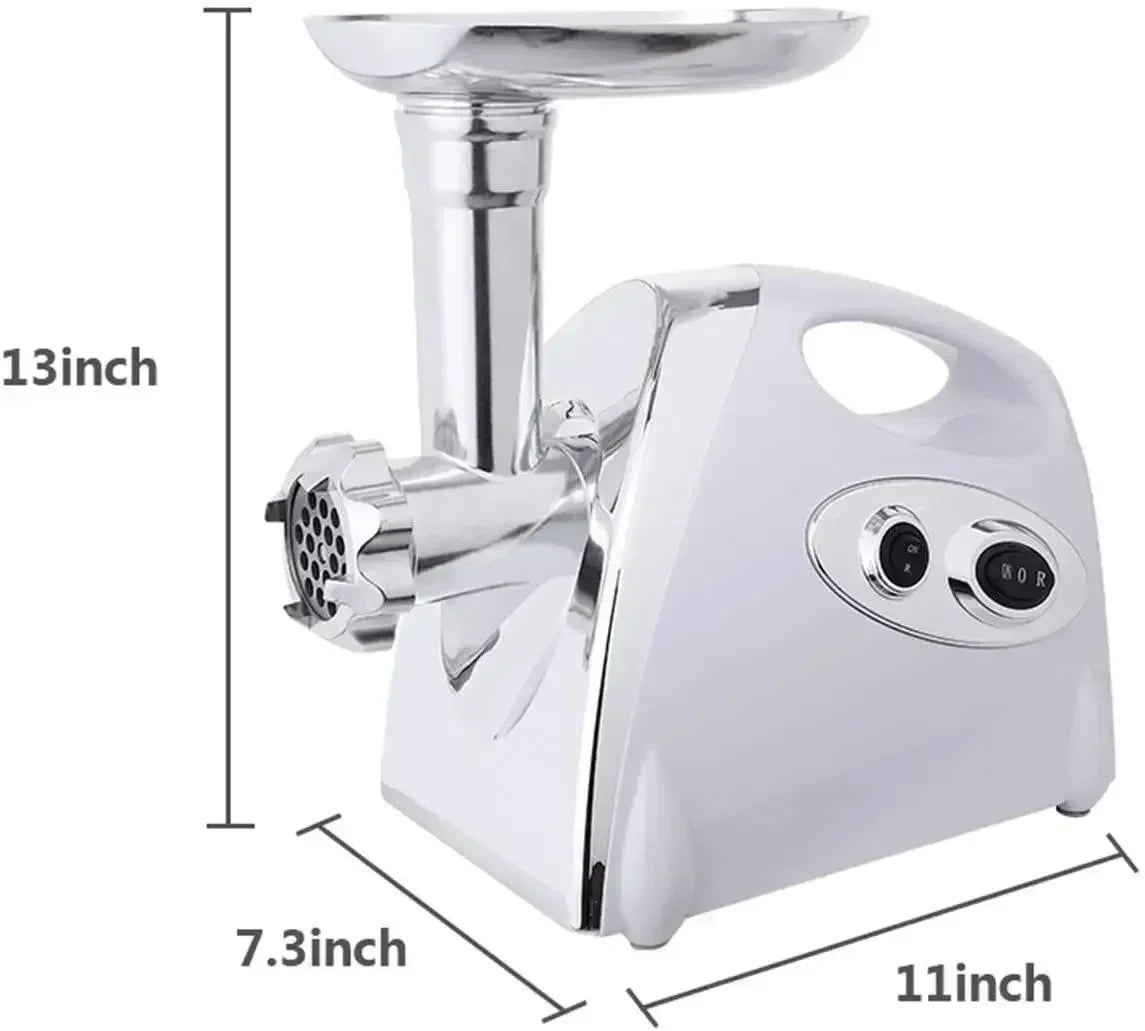 2800W Electric Meat Grinder Heavy Duty Grinder Kitchen Electric Meat Chopper Stuffer Maker Food Processor Electric Meat Slicer