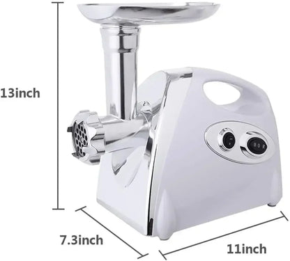 2800W Electric Meat Grinder Heavy Duty Grinder Kitchen Electric Meat Chopper Stuffer Maker Food Processor Electric Meat Slicer