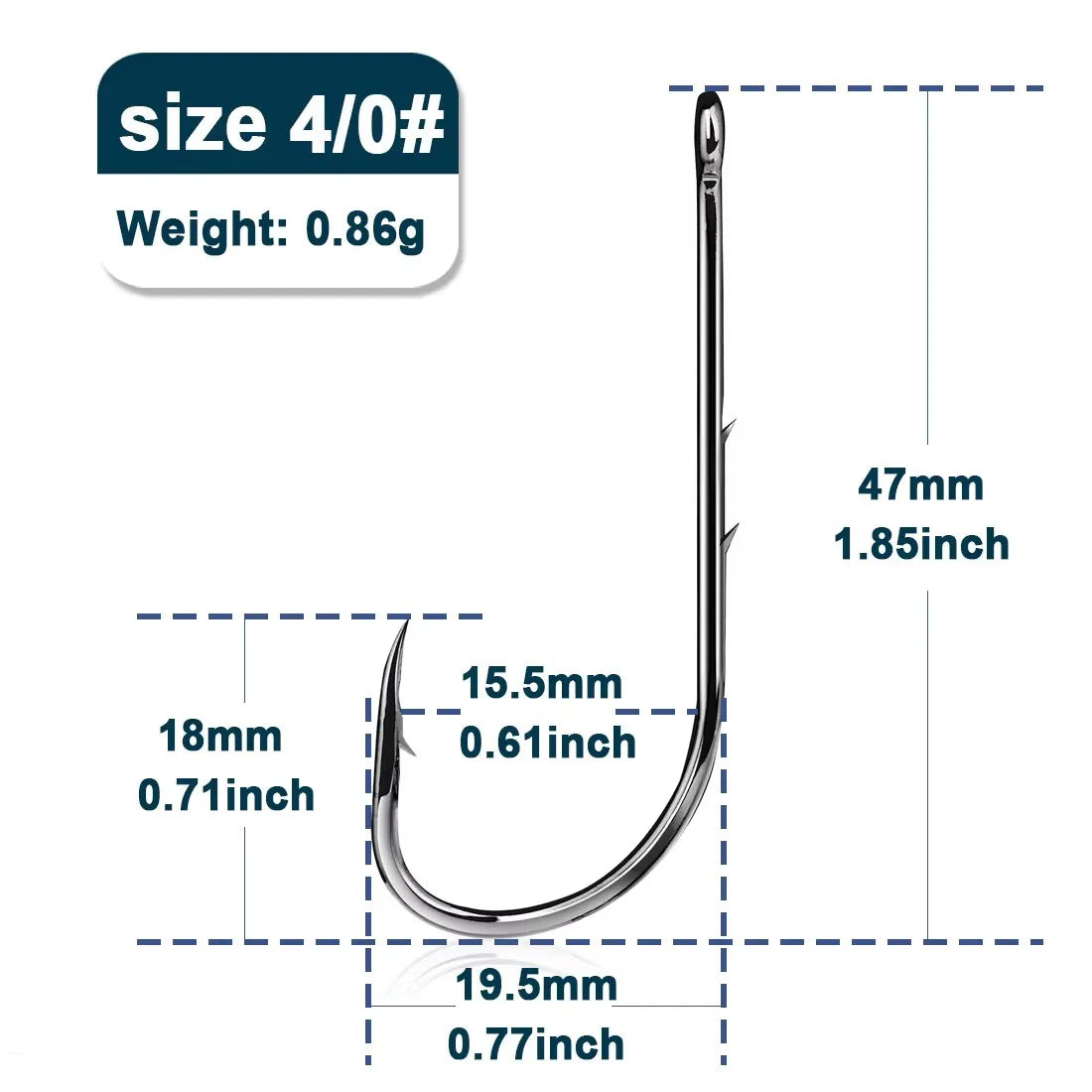 9KM Baitholder Fishing Hooks Sea Barbed Long Shank Beak Hook Live Bait Holder Fishing Worm Hooks