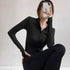 Women Workout Sports Yoga Fitness Gym Jacket Activewear Long Sleeves
