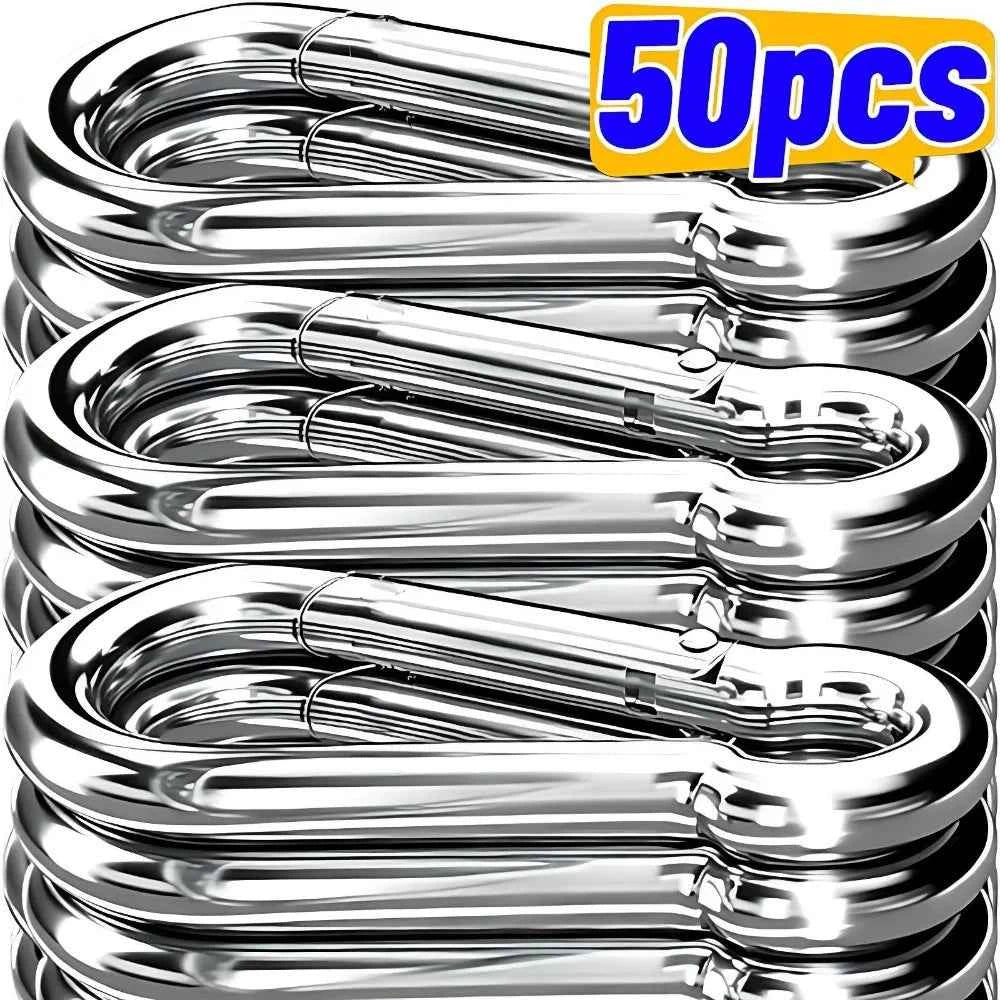 Mini Carabiner Alloy Survival Gear Camp Mountaineering Hook Outdoor Carabiner Keychain Tourist Hooks Fishing Buckle Wholesale