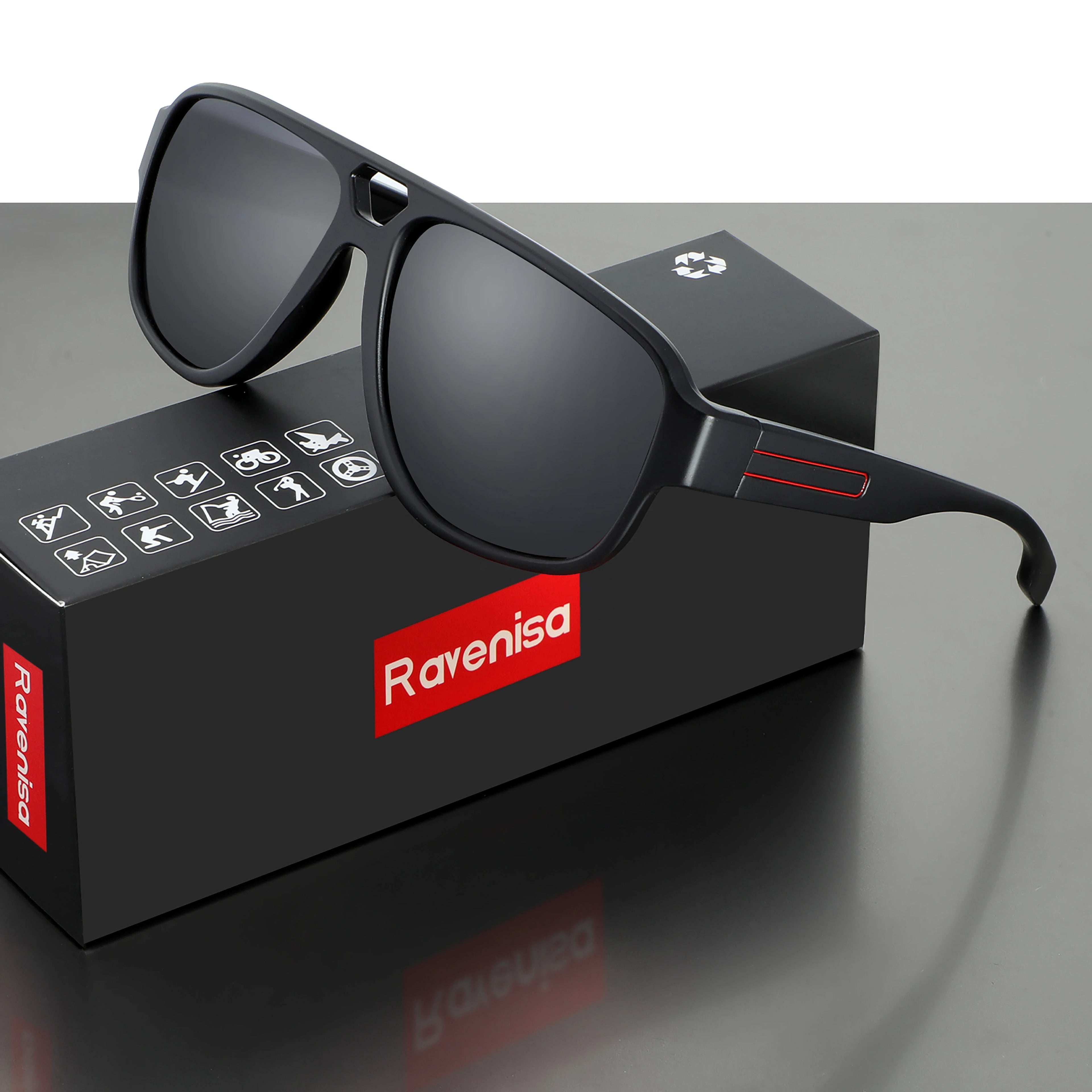TR90 Polarized Oval Sunglasses UV400 – Unisex Fashion Eyewear