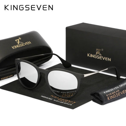 KINGSEVEN S28 Cat Eye Sunglasses – Plastic Frame, UV400, Women