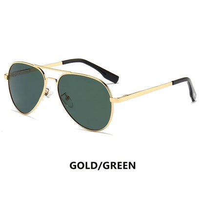 Aviation Pilot Polarized Sunglasses UV400 – Alloy Frame, Anti-Glare, Unisex