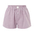 Women’s Y2K Retro Cleanfit Plaid Print Elastic Low Waist Button Front Aesthetic Loungewear Loose Shorts Boxers Streetwear