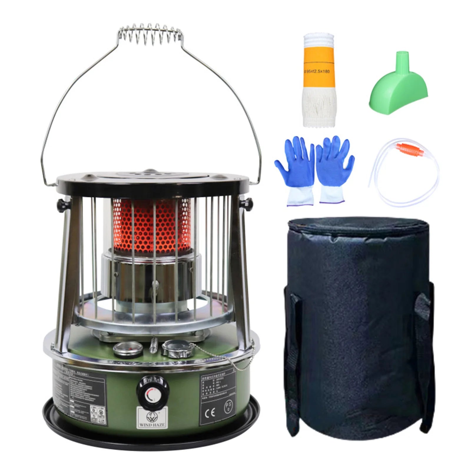 Liftable Kerosene Camping Stove – Windproof Portable Heating Stove for Outdoor &amp; Home Use