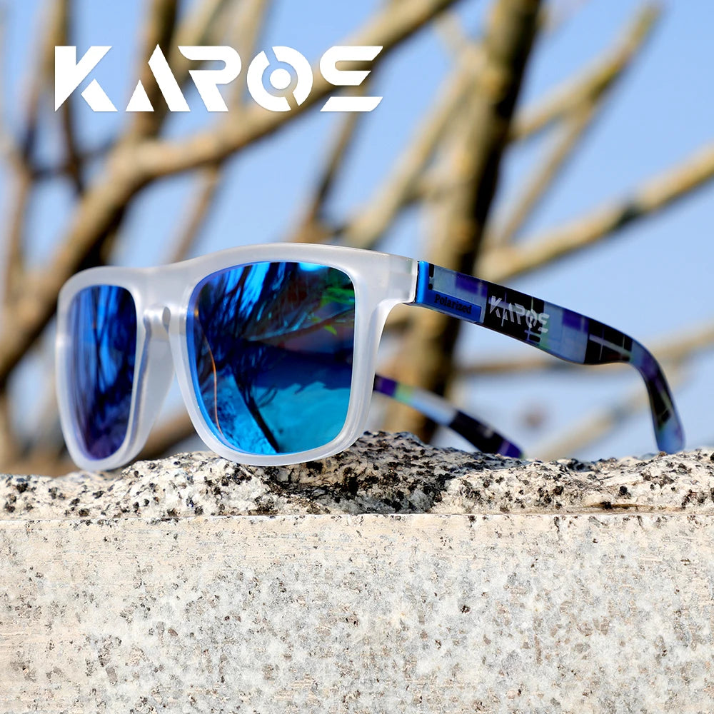KAROS YZ2024 Polarized Square Sunglasses – UV400 Unisex, Outdoor Sport